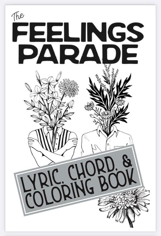 The Feelings Parade Lyric, Chord, and Coloring Book